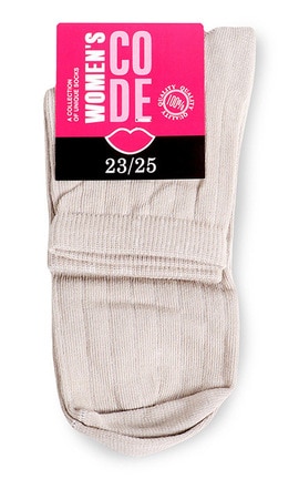 WOMEN'S CODE-Носки Women's Code 23-25 бежевый-4820203326952-
