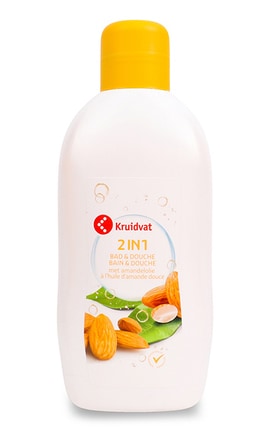 KRUIDVAT-Пена для ванны 2в1 Kruidvat 1000 мл-8711555266897-