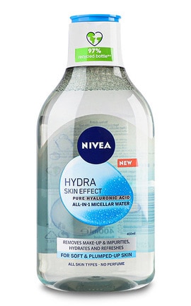 NIVEA-Вода мицелярная с гиалуроновой кислотой Nivea Hydra Skin Effect 400 мл-4005900862747-