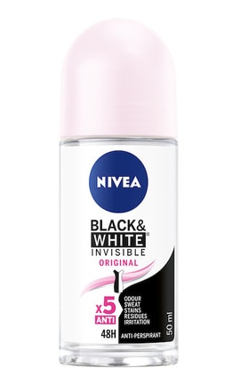 NIVEA-Антиперспирант Nivea Черное и белое Невидимый Original шариковый 50 мл-4005900035264-