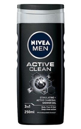 NIVEA-Гель для душу Nivea Men Активне Очищення 250 мл-4006000009421