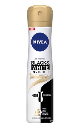 NIVEA-Антиперспірант Nivea Чорне та Біле Невидимий Гладкий Шовк 150 мл-5900017064000-