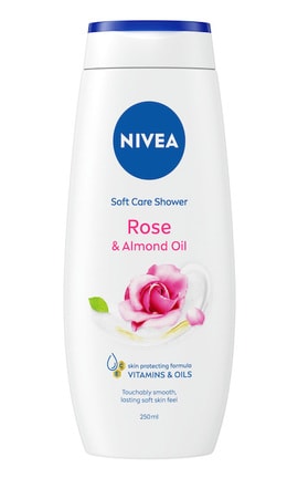 NIVEA-Гель-уход для душа Nivea Роза и миндальное масло 250 мл-4006000004907-