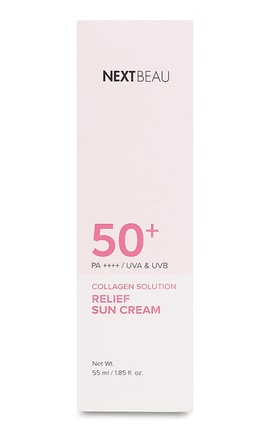 NEXTBEAU-Крем сонцезахисний SPF 50+ Nextbeau Collagen Solutiоn 55 мл-8809696981684-