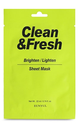 EUNYUL-Маска для обличчя Eunyl Clean&Fresh Brighten/Lighten 22 мл-8809435406805-
