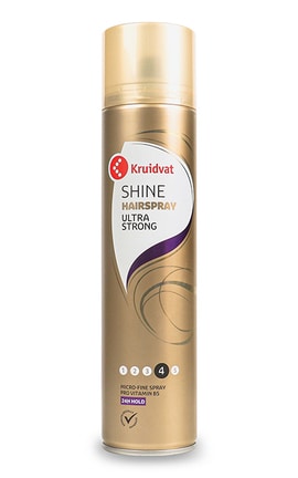 KRUIDVAT-Лак для волосся Kruidvat Ultra Strong Shine 400 мл-8719179414540-