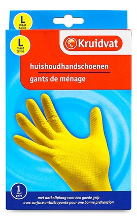KRUIDVAT-Рукавиці господарські L Kruidvat 1 пара-8717333519506-