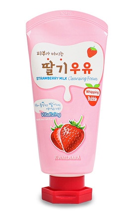 WELCOS KWAILNARA-Пенка для умывания лица Kwailnara Strawberry 120 мл-8803348048503
