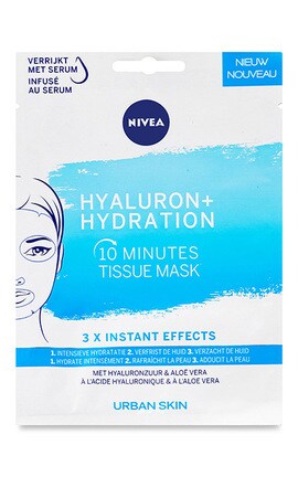 NIVEA-Маска для лица Nivea тканевая с гиалуроновой кислотой и алоэ вера 1 шт-4005900623669-
