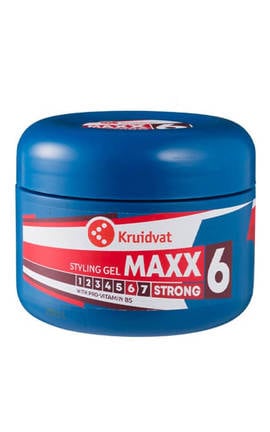 KRUIDVAT-Гель для укладки волосся сильної фіксації Kruidvat Maxx Strong 500 мл-8717333795139-