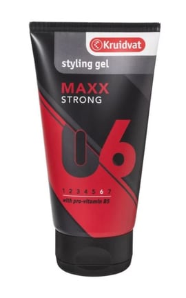 KRUIDVAT-Гель для укладки волосся сильної фіксації Kruidvat Maxx Strong 150 мл-8717333829148-