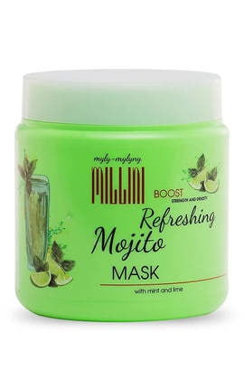 MYLY MYLYNY-Маска для волосся Millini Boost Refreshing Mojito з м'ятою та лаймом 500 мл-8008277180366-