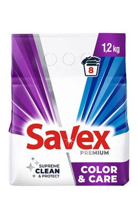 SAVEX-Стиральный порошок Savex Color and Care, 1.2 кг-3800024018305-