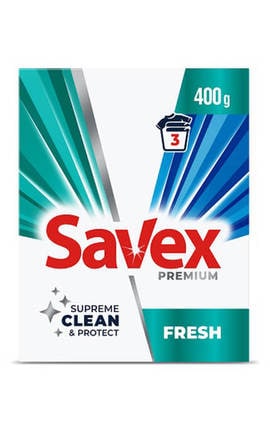 SAVEX-Стиральный порошок Savex Fresh 2в1, 400 г-3800024021695-