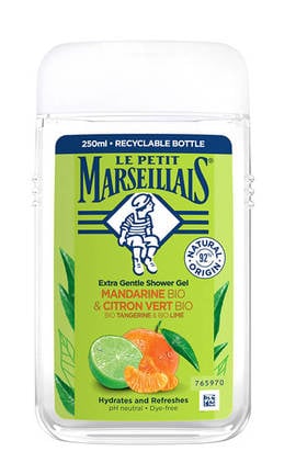 MARSEILLAIS-Гель для душу Le Petit Marseillais Мандарин та Лайм 250 мл-3574661144832-