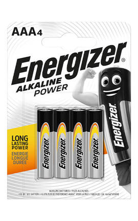 ENERGIZER-Батарейки Energizer AAA Alk Power 4 шт-7638900247893-