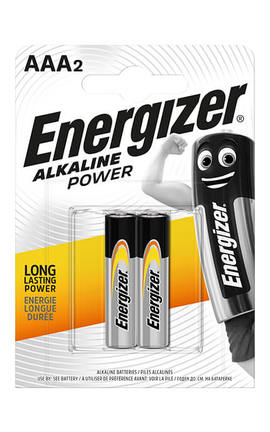 ENERGIZER-Батарейки Energizer AAA Alk Power 2 шт-7638900246599-