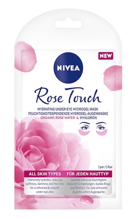 NIVEA-Гіалуронові гідрогелеві патчі Nivea Organic Rose 1 шт-9005800346861-