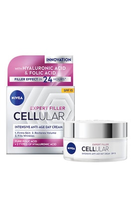 NIVEA-Крем для обличчя Nivea Cellular Expert Filler денний SPF 15 50 мл-4005900134264-