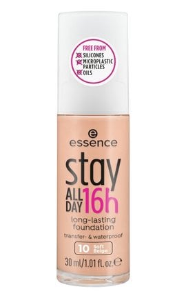 ESSENCE-Тональна основа водостійка Essence Stay All Day 16h Long-lasting 10 Soft Beige 30 мл-4059729308184-