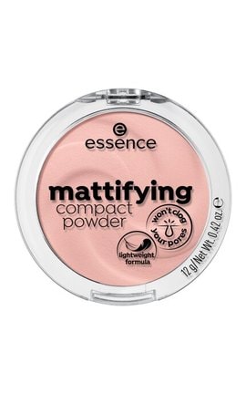 ESSENCE-Компактна пудра для обличчя Essence Mattifying 10 Light Beige 12 г-4250587738506-
