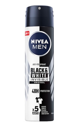 NIVEA-Антиперспирант Nivea Men Черное и белое Невидимый Original 150 мл-4005900035622-