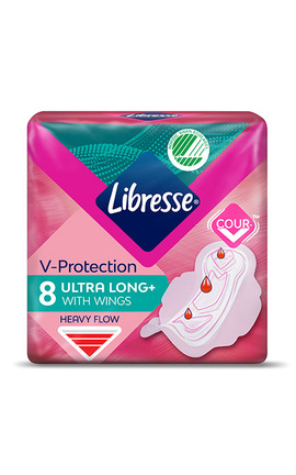 LIBRESSE-Прокладки женские гигиенические Libresse Ultra Long 8 шт-7322540388480-