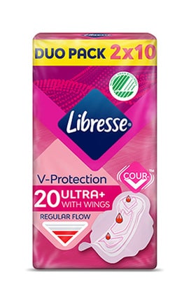 LIBRESSE-Прокладки женские гигиенические Libresse Ultra 20 шт-7322540356847-