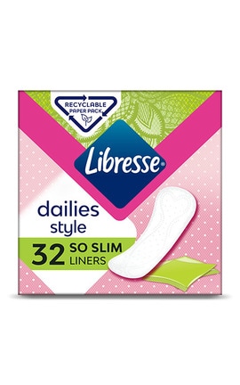 LIBRESSE-Прокладки гигиенические ежедневные Libresse Dailies Style ультратонкие 32 шт-7322540083934-
