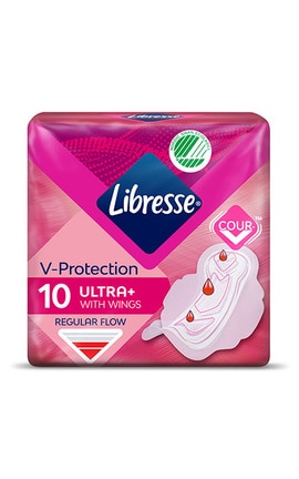 LIBRESSE-Прокладки женские гигиенические Libresse Ultra 10 шт-7322540883411