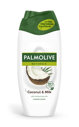PALMOLIVE-Гель для душа Palmolive Naturals Coconut & Milk Shower Cream Кокос и молочко 250 мл-8714789732923-