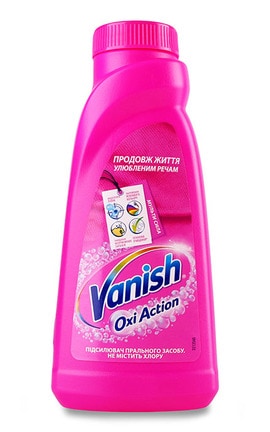 VANISH-Засіб для видалення плям рідкий для тканин Vanish Oxi Action без хлору 450 мл-5949031308981-
