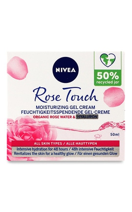 NIVEA-Гель-крем для обличчя зволожуючий Nivea Rose Touch 50 мл-4006000072449-