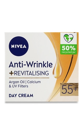 NIVEA-Дневной крем для лица против морщин NIVEA + ревитализация 55+, 50 мл-4006000072388-