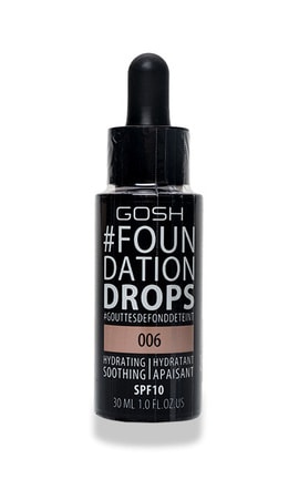 GOSH-Тональный крем Gosh Foundation Drops увлажняющий 006 SPF 10 30 мл-5711914060527-