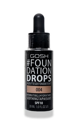 GOSH-Тональный крем Gosh Foundation Drops увлажняющий 004 SPF 10 30 мл-5711914060497-
