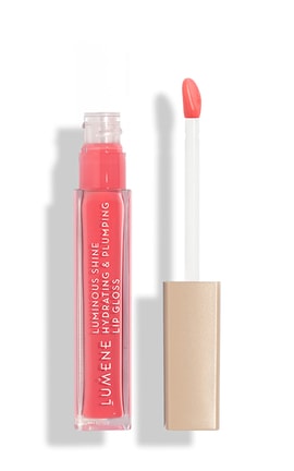 LUMENE-Блиск для губ зволожуючий Lumene Luminous Shine Hydrating&Plumping 4 Peach Pink 5 мл-6412600855067-