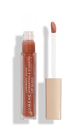 LUMENE-Блиск для губ зволожуючий Lumene Luminous Shine Hydrating&Plumping 8 Sunset Glow 5 мл-6412600855104-