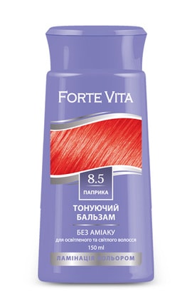FORTE VITA-Бальзам для волосся тонуючий Forte Vita відтінок 8.5 Паприка 150 мл-4823001605069-
