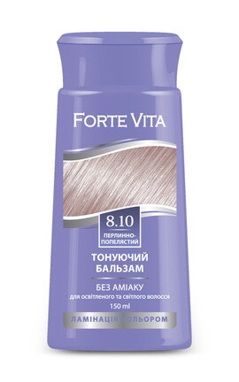 FORTE VITA-Бальзам для волос тонирующий Forte Vita оттенок 8.10 Жемчужно-пепельный 150 мл-4823001607148