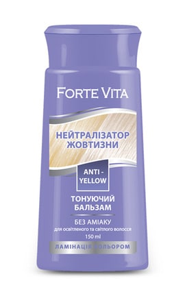 FORTE VITA-Бальзам для волосся тонуючий Forte Vita Нейтралізатор жовтизни 150 мл-4823001605212-