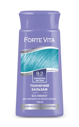 FORTE VITA-Бальзам для волосся тонуючий Forte Vita відтінок 9.2 Блакитна лагуна 150 мл-4823001606851-