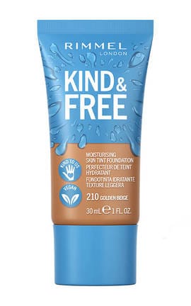 RIMMEL-Тональна основа-тінт Rimmel Kind&Free 210 Golden Beige 30 мл-3616302990184-