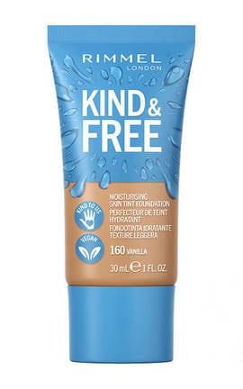 RIMMEL-Тональна основа-тінт Rimmel Kind&Free 160 Vanilla 30 мл-3616302990146-