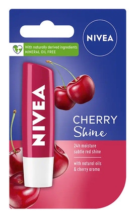 NIVEA-Бальзам для губ Nivea Вишневе сяйво 4,8 г-4006000002071-