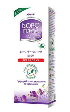 БОРО ПЛЮС-Крем для шкіри антисептичний Хімані Боро Плюс Без запаху 25 мл-5060068525834-