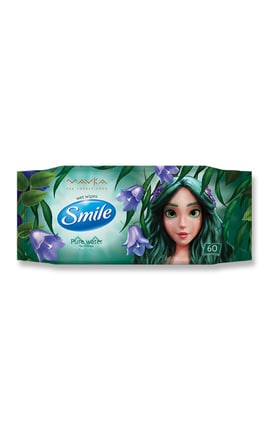SMILE-Вологі серветки Smile Mavka 60 шт-4823071658880-