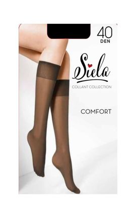 SIELA-Гольфы женские Siela Comfort 40 Den Nero 1 шт-4820159845729-
