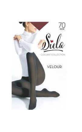 SIELA-Колготки Siela Velour 70 Den Caffe розмір 2 1 шт-4823102986661-