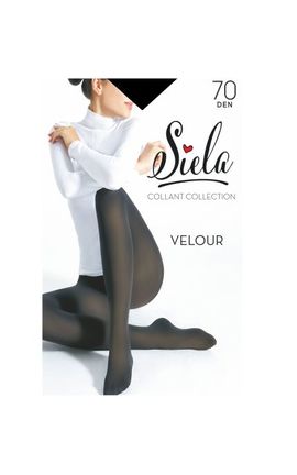 SIELA-Колготки Siela Velour 70 Den Nero розмір 2 1 шт-4823102986708-